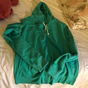 Large aqua sweater/hoodie